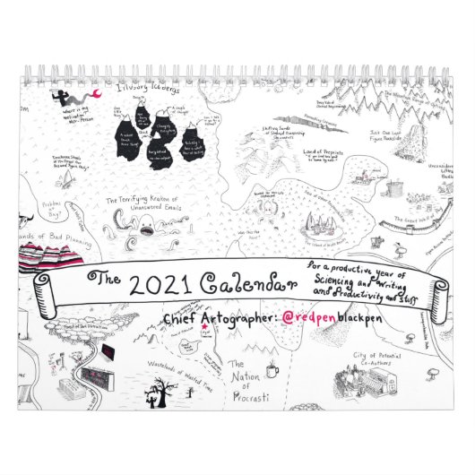 RedPenBlackPen 2021 Kalender (Titelbild)