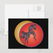 Redpferd Postkarte (Vorne/Hinten)