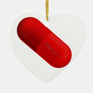 Redpill Keramik Ornament