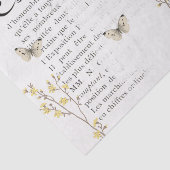 Redpoll Bird Yellow Blume Decoupage Seidenpapier (Ausschnitt)