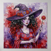 RedPurpleDaisyWitch Poster (Vorne)