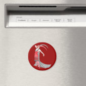 Redqueen's Scarlet Flapper Magnet (In Situ (Geschirrspüler))