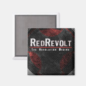 RedRevolt Magnet (Vorderseite/Rückseite)