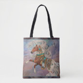 RedRock Mystic (mit/ Grenze) Tote Bag Tasche (Vorderseite)