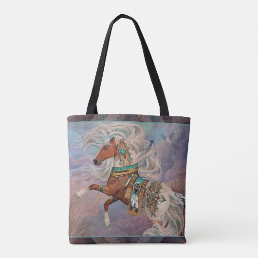 RedRock Mystic (mit/ Grenze) Tote Bag Tasche (Rückseite)