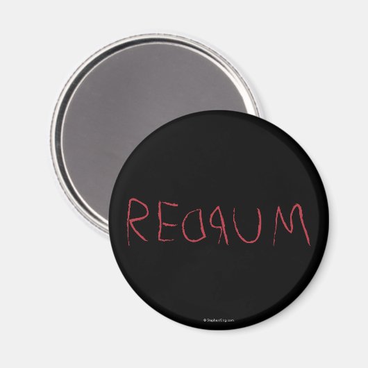 Redrum Magnet (Vorderseite/Rückseite)