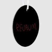 Redrum Ornament (Vorderseite)