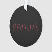 Redrum Ornament (Vorderseite)