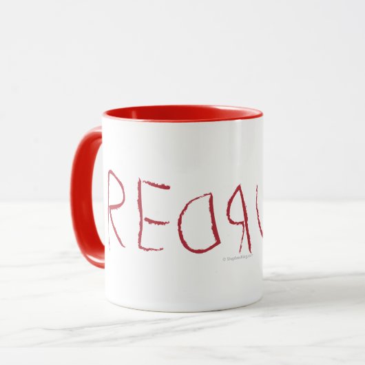 Redrum Tasse (Vorderseite Links)