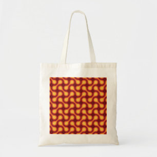Reds des Grafischen Kreises von Funky 1970s Tragetasche