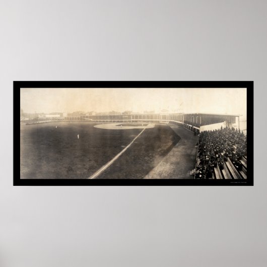 Reds Pirates Opening Foto 1905 Poster (Vorne)