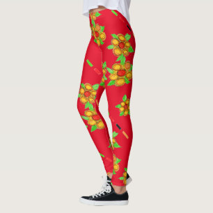 Reds und Gelb Leggings