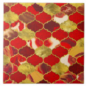 Reds und Gold Fliese (Vorderseite)