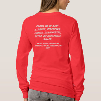Redshirt-Damen-lange Hülse T-Shirt