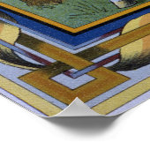 Redskin und Cowboy-Spiel 1897 Poster (Ecke)