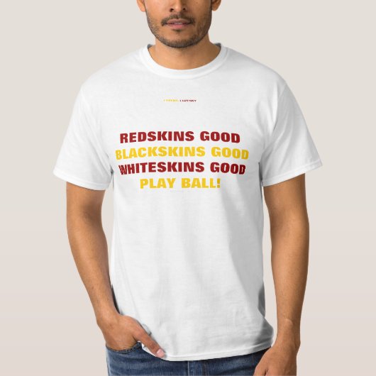 REDSKINS, BLACKSKINN, T-Shirt (Vorderseite)