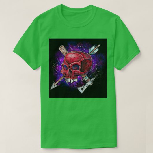 Redspace-Schädel T-Shirt (Design vorne)