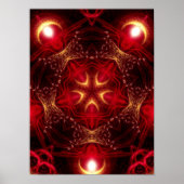 Redstaro Geometry Fraktal Art Poster (Vorne)