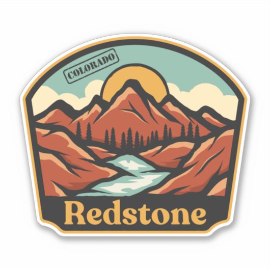 Redstone, Colorado-Aufkleber Aufkleber (Vorderseite)