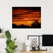 RedSunset Poster (Heimbüro)
