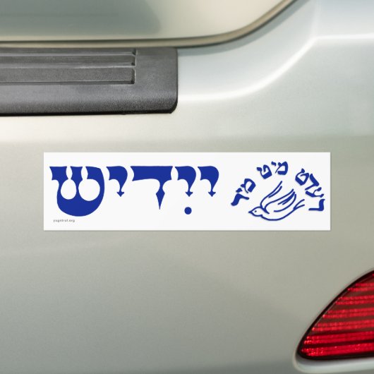 Redt Mit Mir Yiddish Taybl Autoaufkleber (Auf Auto)