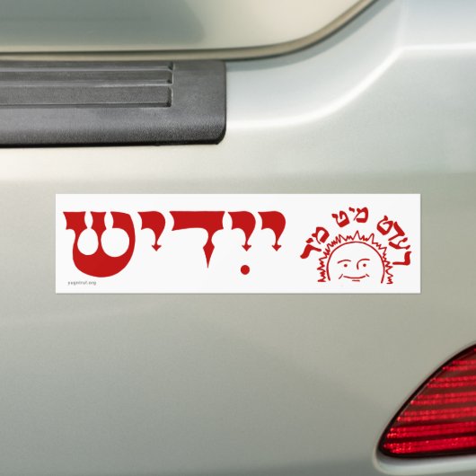 Redt Mit Mir Yiddish Zun Autoaufkleber (Auf Auto)