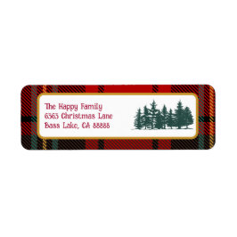 RedTartan Kariertes Foto Frohe Weihnachten