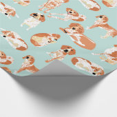 Redtick Coonhound-Packpapier Geschenkpapier (Ecke)