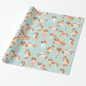 Redtick Coonhound-Packpapier Geschenkpapier (Ungerollt)