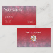 Redtown Business Card Visitenkarte (Vorne/Hinten)