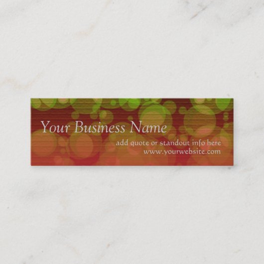 Redtown v2 Visitenkarte (Vorderseite)