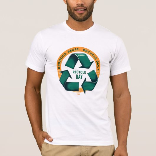 Reduce Reuse Recycle Eco Tee (Vorderseite)
