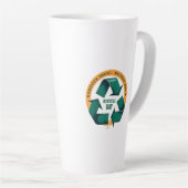 Reduce Reuse Recycle Eco Tee Milchtasse (Rechte Ecke)