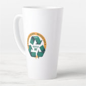Reduce Reuse Recycle Eco Tee Milchtasse (Linke Ecke)