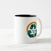 Reduce Reuse Recycle Eco Tee Zweifarbige Tasse (VorderseiteRechts)