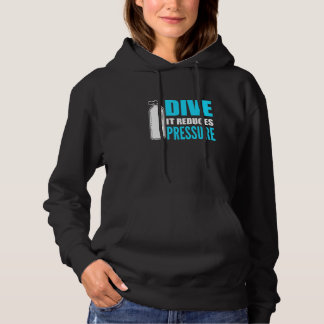 Reduces Pressure Cave Diving Person Hoodie
