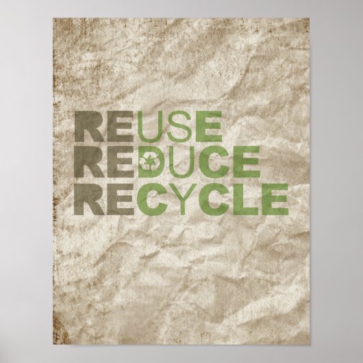 REDUCK REUSE RECYCLE - POSTER (Vorne)