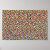 REDUNDAND-BOTSCHAFT - Doppeltes verborgenes Bildst Poster (Vorne)