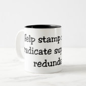 Redundanz-Tasse Zweifarbige Tasse (Vorderseite Links)