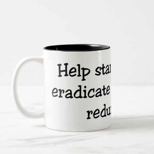 Redundanz-Tasse Zweifarbige Tasse (Links)