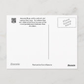 Reduviid Assassin Bug Postcard Postkarte (Rückseite)