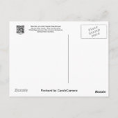 Reduviid Bug auf der Milkweed Postkarte (Rückseite)