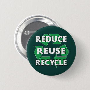 Reduziere Wiederverwendung Recyceln Erdentag jeden Button