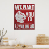 Reduzieren Sie die Leite Poster (Küche)