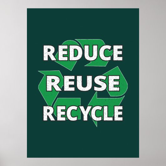 Reduzieren Sie die Wiederverwendung Gerecycelt Ear Poster (Vorne)