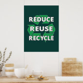 Reduzieren Sie die Wiederverwendung Gerecycelt Ear Poster (Küche)