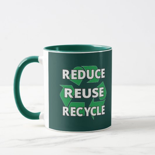 Reduzieren Sie die Wiederverwendung Gerecycelt Ear Tasse (Links)