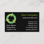 Reduzieren Sie die Wiederverwendung Gerecycelt Vis Visitenkarte (Vorderseite)