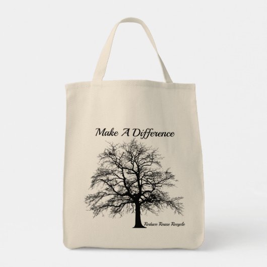 Reduzieren Sie die Wiederverwendung Recycelnd Eink Tragetasche (Rückseite)