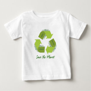 Reduzieren, wiederverwenden, Recyceltest von Baby  Baby T-shirt